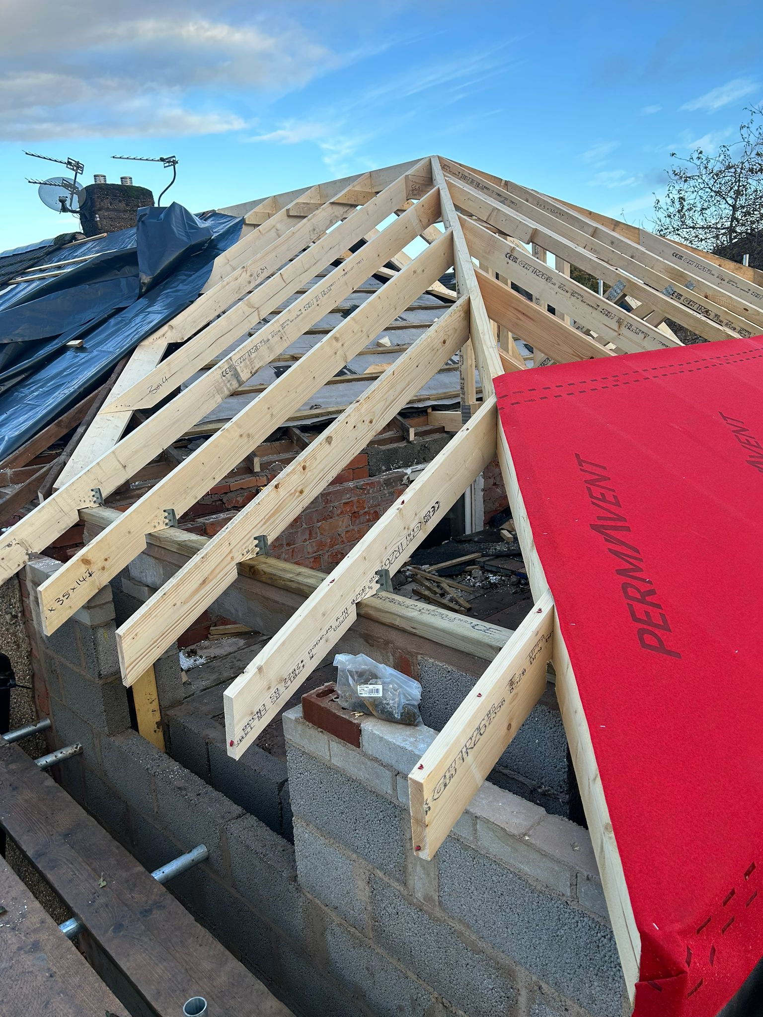 After: completed extension and K render finish