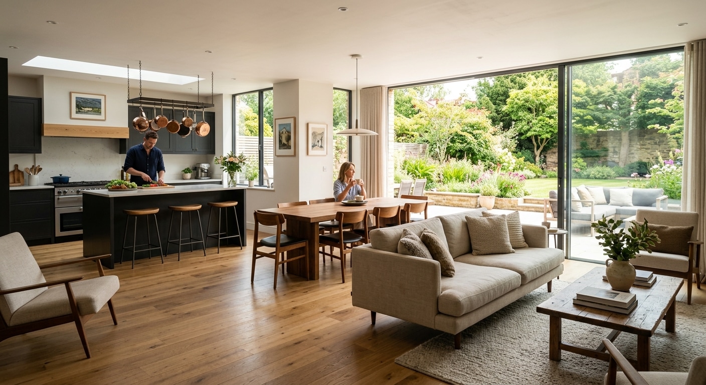open plan living