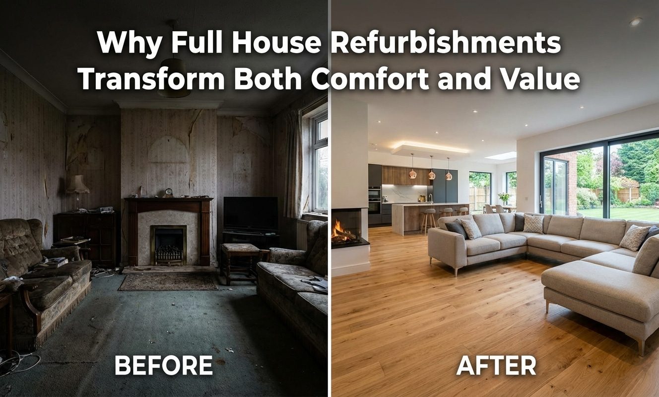Why Full House Refurbishments Transform Both Comfort and Value