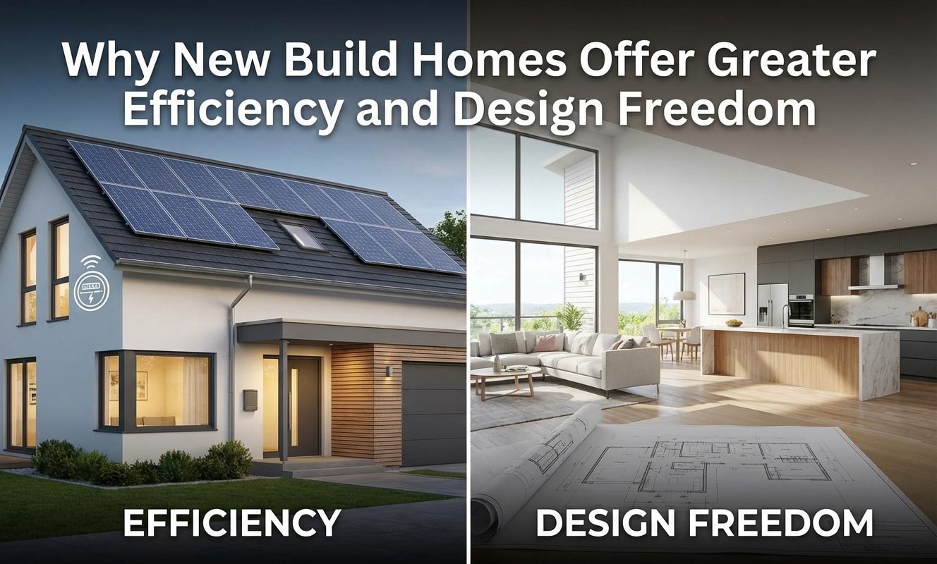 Why New Build Homes Offer Greater Efficiency and Design Freedom