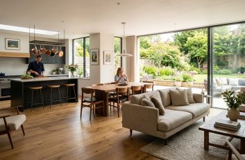 open plan living
