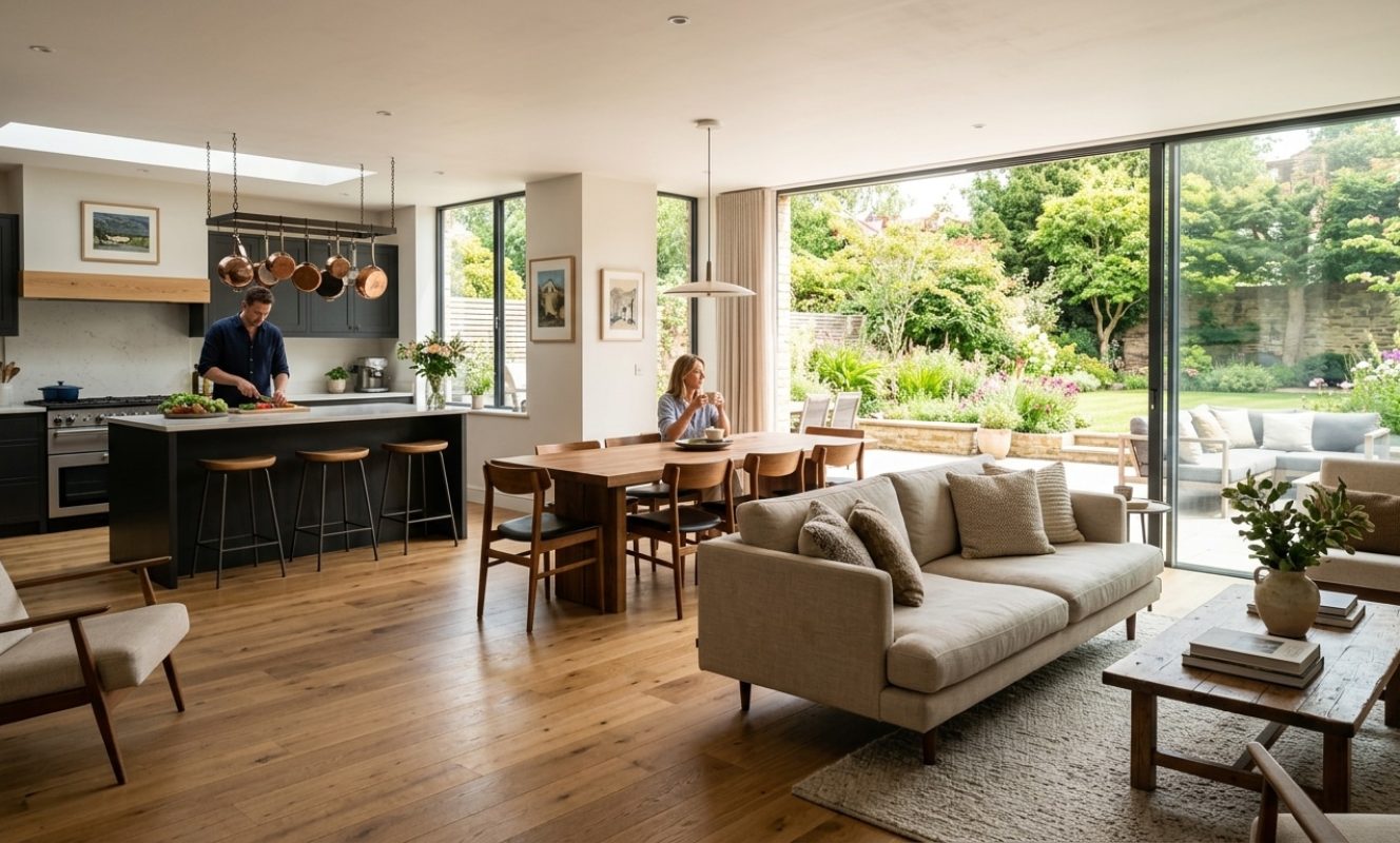 open plan living